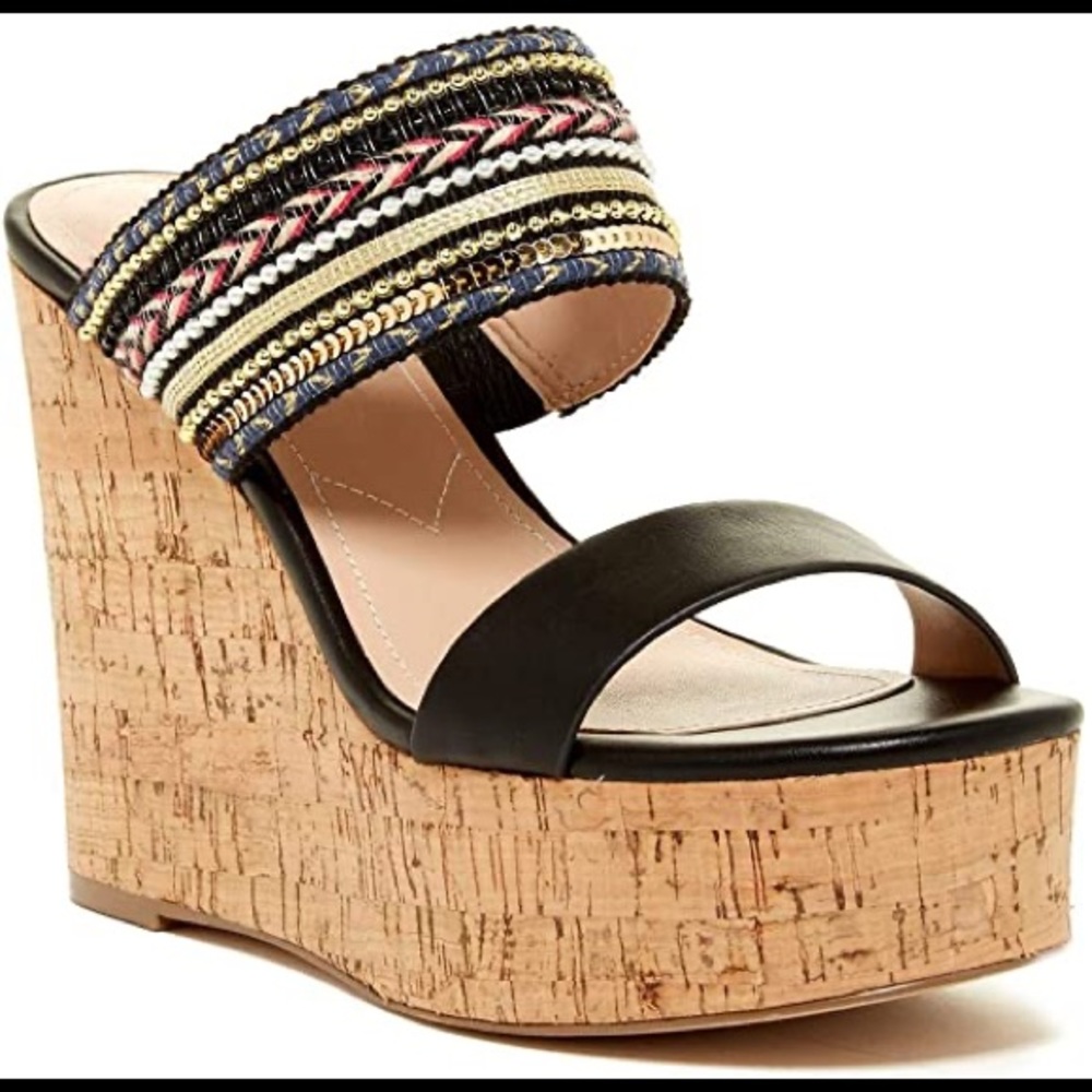 Charles by Charles David Devi Cork Platform Wedge